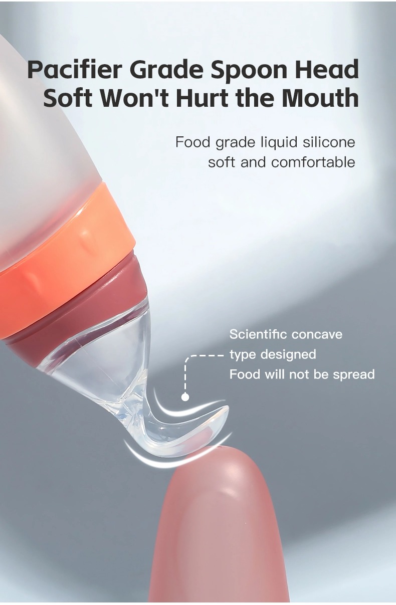 silicone bottle spoon cuchara de botella de silicona
