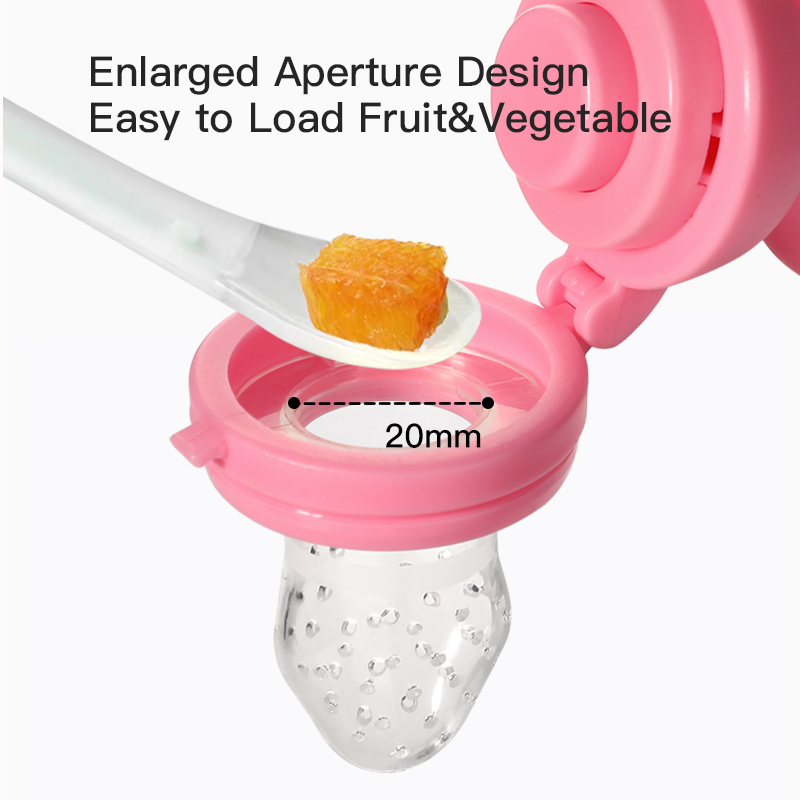 Propulsión segura avanzada Alimentador de frutas para bebés con silicona sin BPA