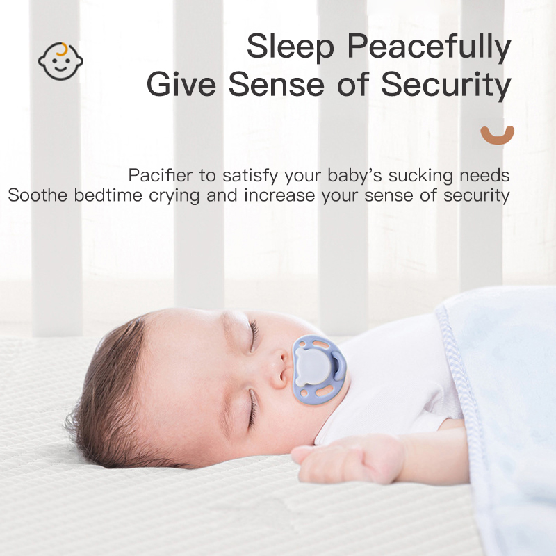 Chupete de calmante de silicona de grado alimenticio liviano