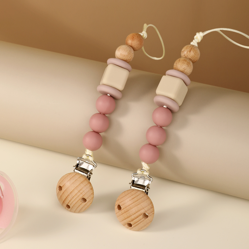 Pacificador multipropósito suave, seguro y ecológico y cadena de teether