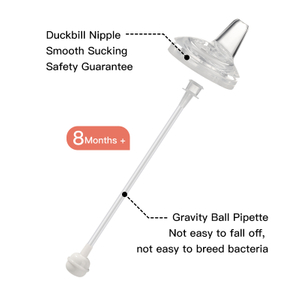 Reemplazo de pezones de pato (pezones) para botellas de cuello ancho de paloma (5.0 cm) - piezas de repuesto de biberón