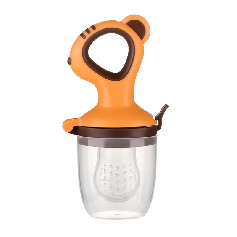 Alimentador de frutas para bebés sedoso y sedoso con malla anti-ascendente