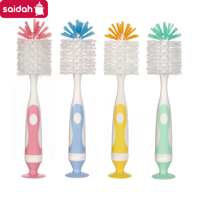 2 en 1 Mother-Nylon Bottle Bottle Caza de limpieza Cepillo Tipo de asunto Tipo de alimentación Herramientas ideas de herramientas de limpieza para agua