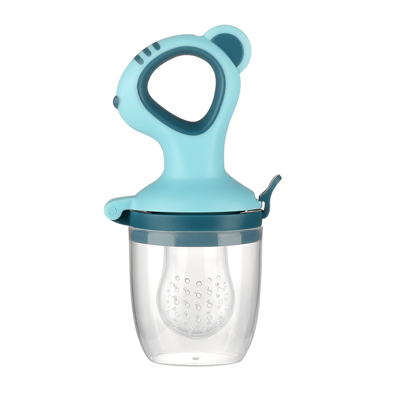 Alimentador de frutas para bebés sedoso y sedoso con malla anti-ascendente