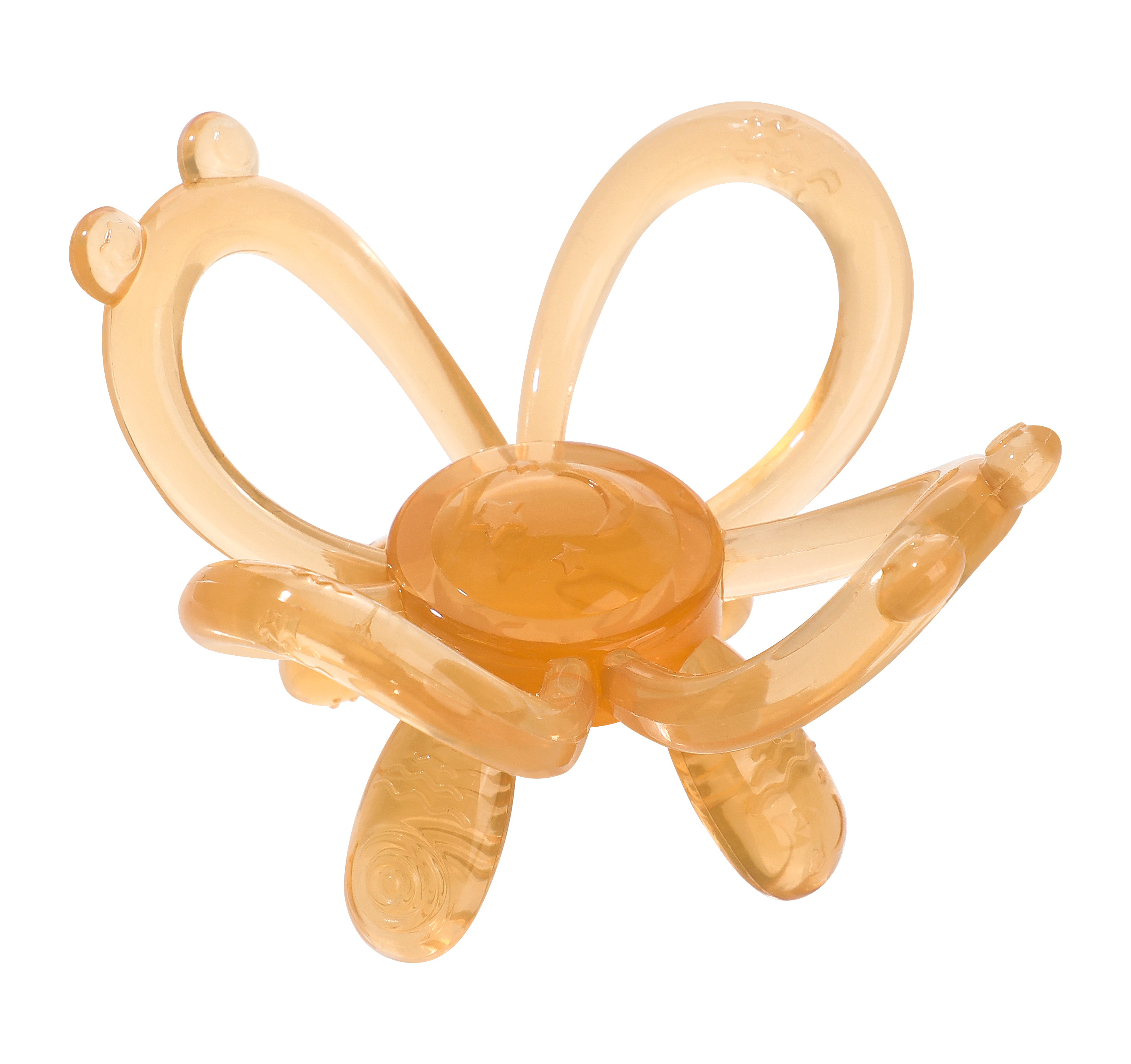 Bola de dentición suave natural: juguete sensorial para alivio infantil