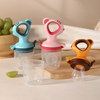 Alimentador de frutas para bebés sedoso y sedoso con malla anti-ascendente
