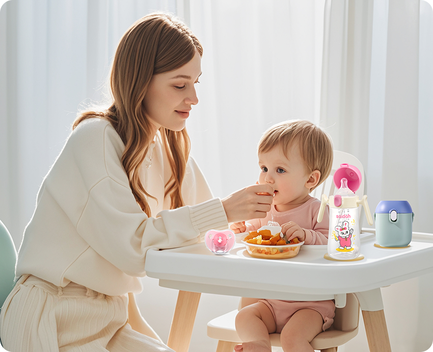 SAIDAH biberón con diseño ergonómico contra la cólica