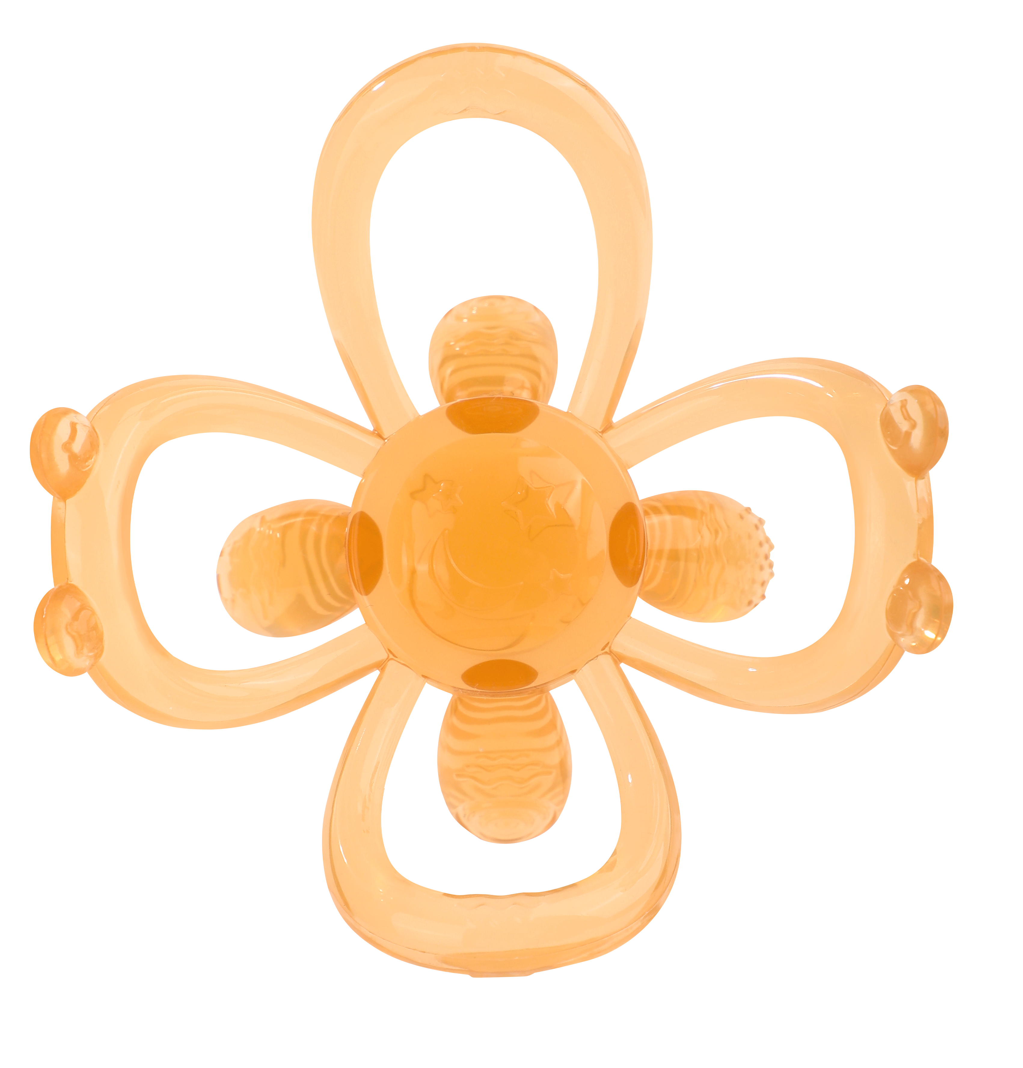 Bola de dentición suave natural: juguete sensorial para alivio infantil