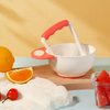 Alimentos para bebés caseros de 1 minuto: tazón de molienda manual fácil para frutas y verduras