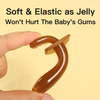 BPA sin BPA y flexible para la dentición de silicona para bebés