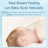Pacifier de ortodoncia natural suave y natural - Diseño suave