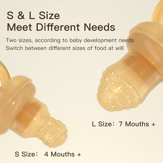 Alimentador de malla para bebés: fruta segura y comida para bebés para bebés