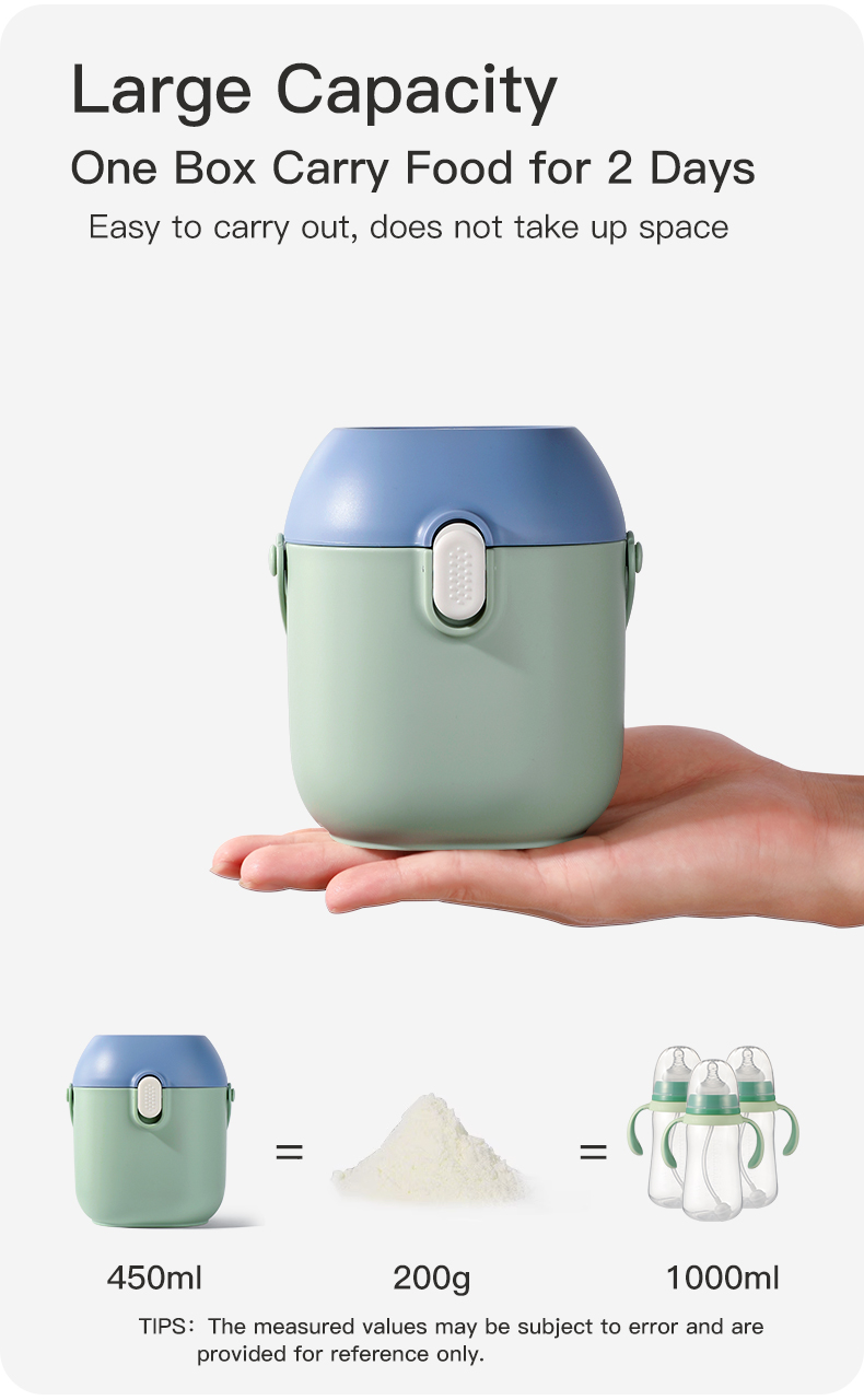 Recipiente de leche en polvo