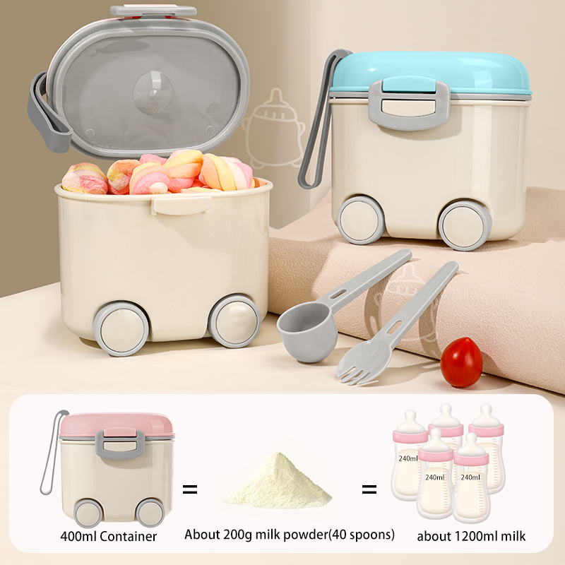 400ml SAIDAH SD8128 Tipo de contenedor de leche de leche portátil de gran capacidad portátil con mango