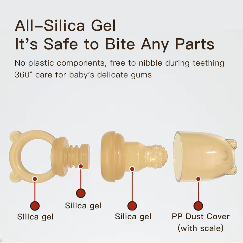 Alimentador de malla para bebés: fruta segura y comida para bebés para bebés