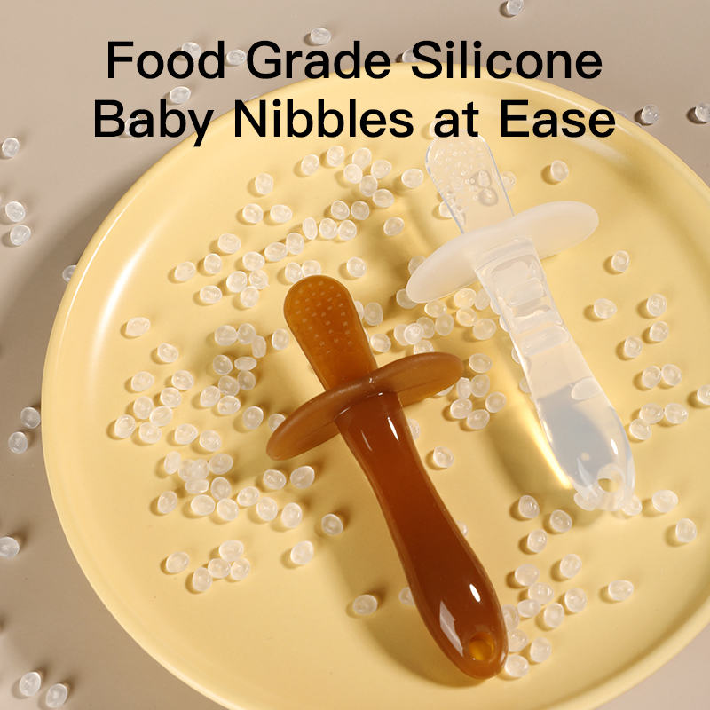 BPA sin BPA y flexible para la dentición de silicona para bebés