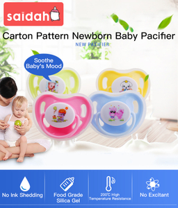 Pacifier de entrenador de succión segura transpirable para calmante emocional