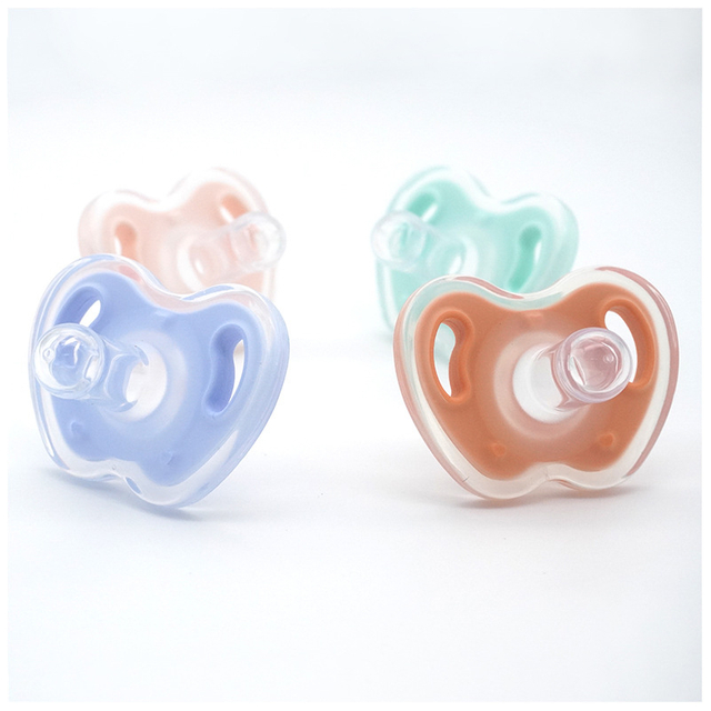 Soft Natural Silicone Baby Pitpier - Día y noche Louritante Comodidad