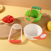 Alimentos para bebés caseros de 1 minuto: tazón de molienda manual fácil para frutas y verduras