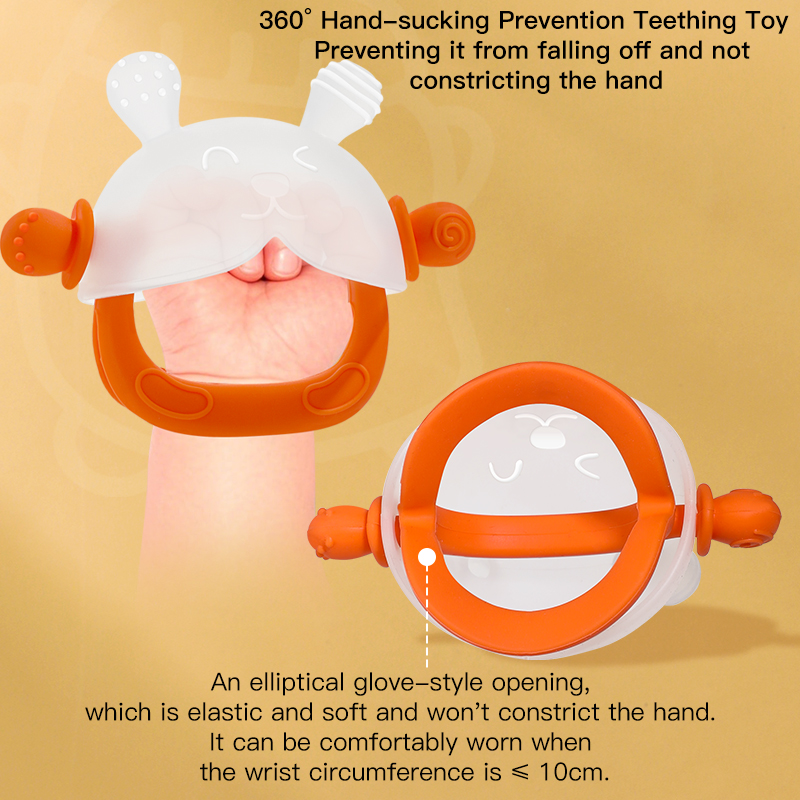 Lindo bunny de silicona para bebés